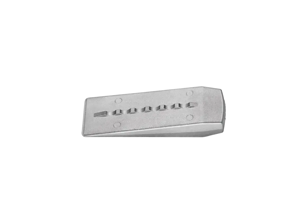 Velwig, aluminium, 12 x 4 cm