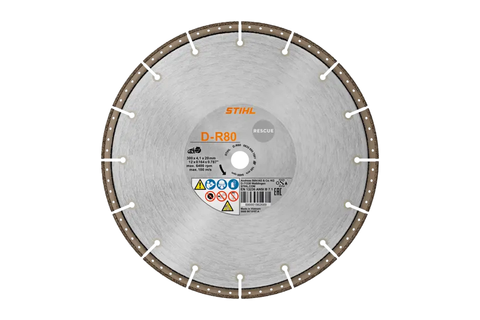 Diamant-doorslijpschijf, Ø 230mm, D-R80