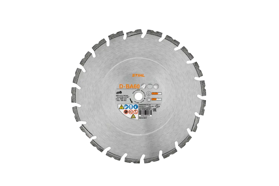Diamant-doorslijpschijf, Ø 300 mm, universeel, D-BA90