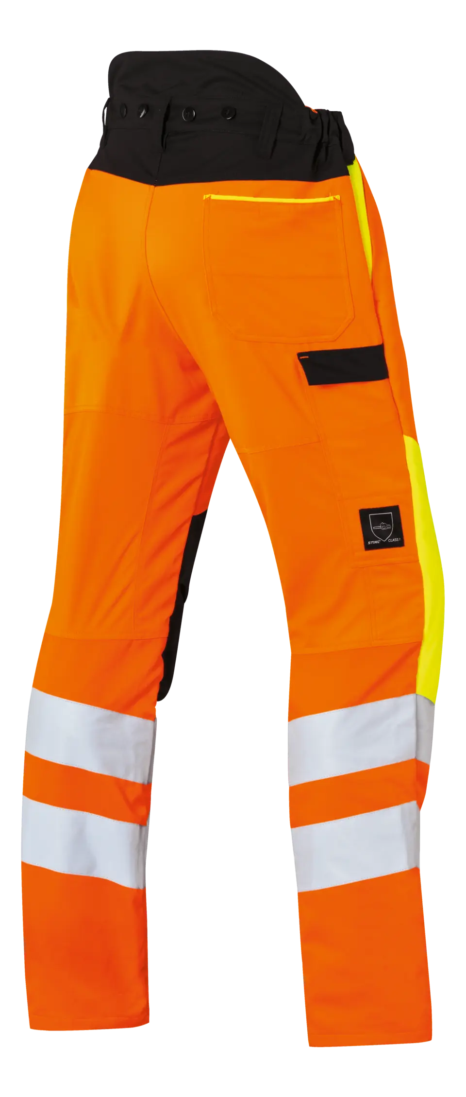 Reflecterende broek, met bescherming tegen snijwonden, Protect MS, maat 3XL