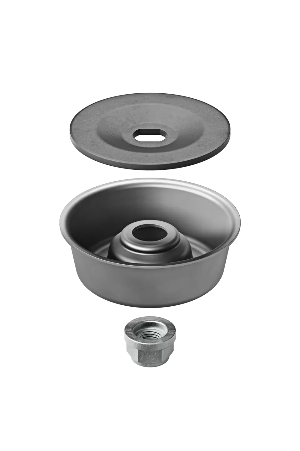 Montageset, voor grassnijblad, driehoeksmes, cirkelzaagblad en hakselmes